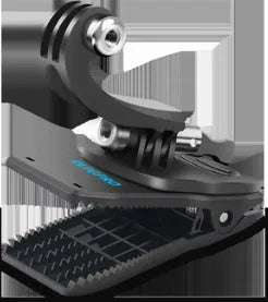 360-degree rotating backpack clip for GoPro action cameras and mobile phones with aluminium alloy construction