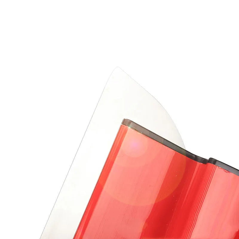 Red 40cm leveling scraper tool for wall putty and wallpaper paste