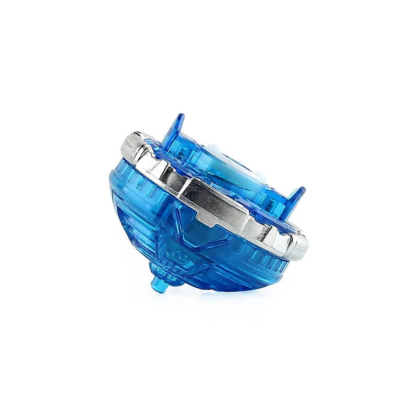 Luminous Gyro Bottom accessory for Beyblade Burst, 4.5cm cube in blue, red, white, or yellow colours.