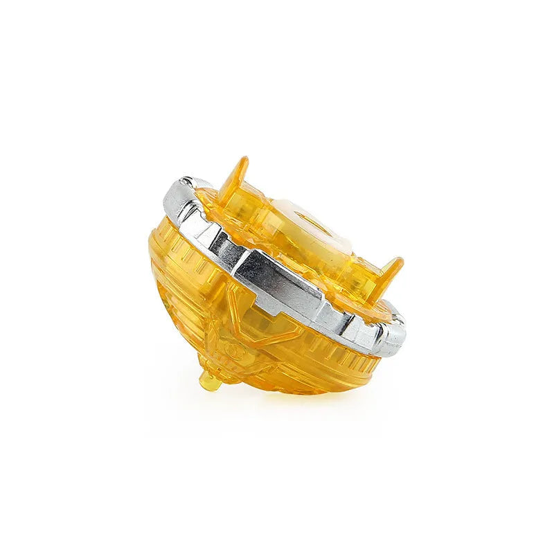 Luminous Gyro Bottom accessory for Beyblade Burst, 4.5cm cube in blue, red, white, or yellow colours.