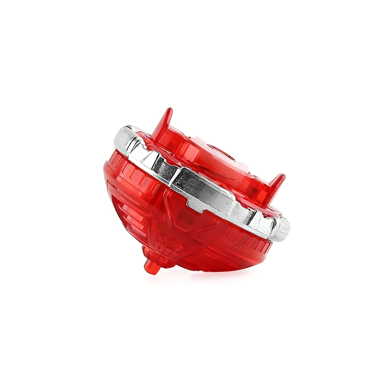 Luminous Gyro Bottom accessory for Beyblade Burst, 4.5cm cube in blue, red, white, or yellow colours.