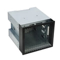 Transparent hard drive cage for mounting 3.5 inch hdd in 5.25 inch bay