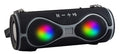 Portable Bluetooth speaker with strap and phone stand in five colour options.