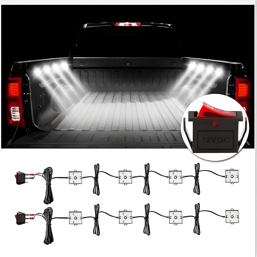 Pickup truck cabin LED atmosphere light with 5730 chips 12V 20W pure white iron shell