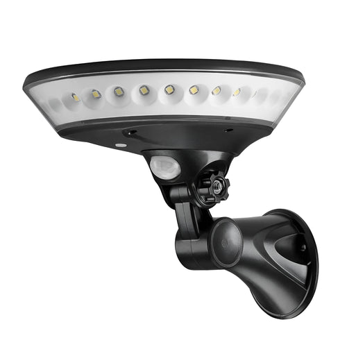 360 degree luminous solar outdoor light with motion sensor and IP65 waterproof rating