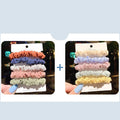 Children's 20-piece hair ring and hairpin set in autumn colours and macaron tones