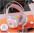 Black wired computer headset with head-mounted design, protein earmuffs, and 3.5mm straight plug