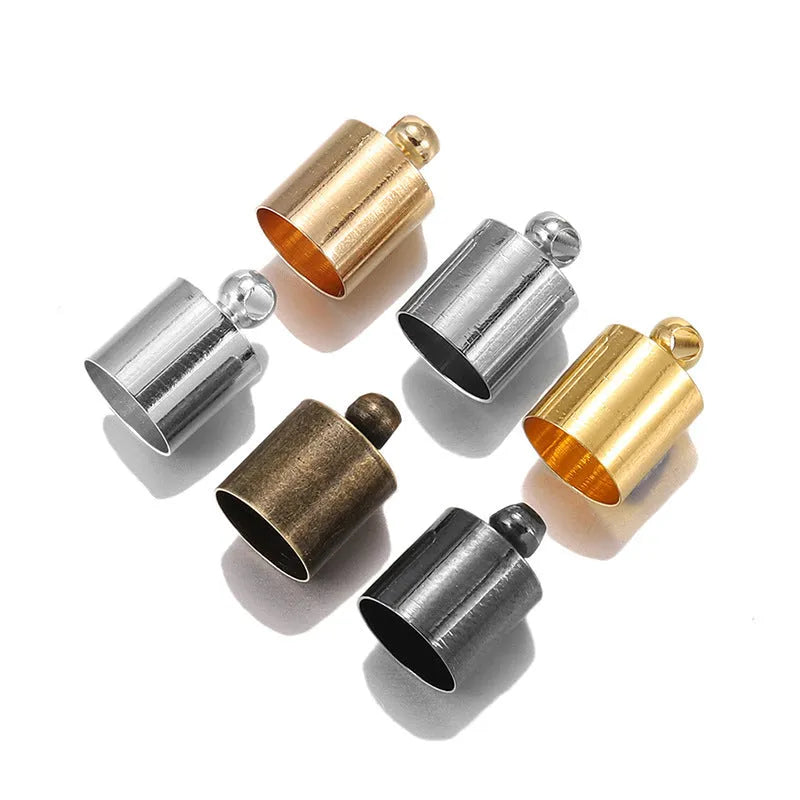 Copper caps for weight caps and tassels in multiple colours and sizes for jewellery making