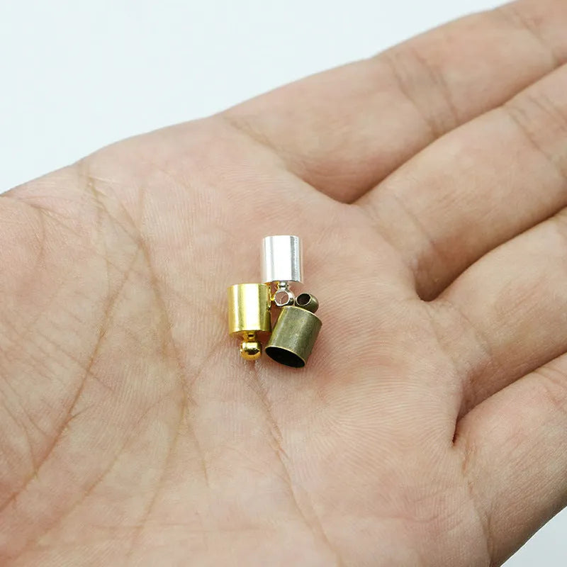 Copper caps for weight caps and tassels in multiple colours and sizes for jewellery making