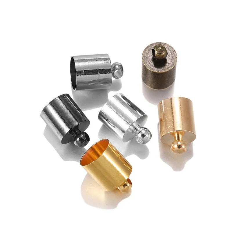 Copper caps for weight caps and tassels in multiple colours and sizes for jewellery making