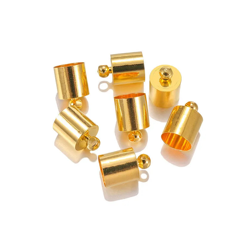 Copper caps for weight caps and tassels in multiple colours and sizes for jewellery making
