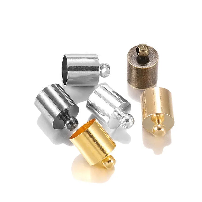Copper caps for weight caps and tassels in multiple colours and sizes for jewellery making