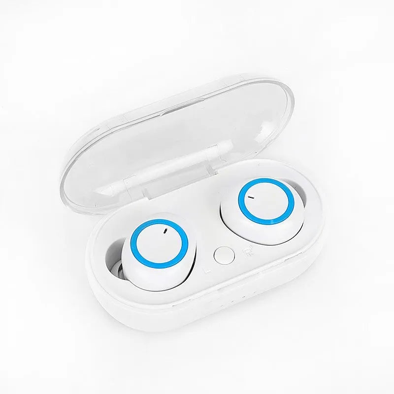 TWS wireless Bluetooth earbuds in various colours showing in-ear design