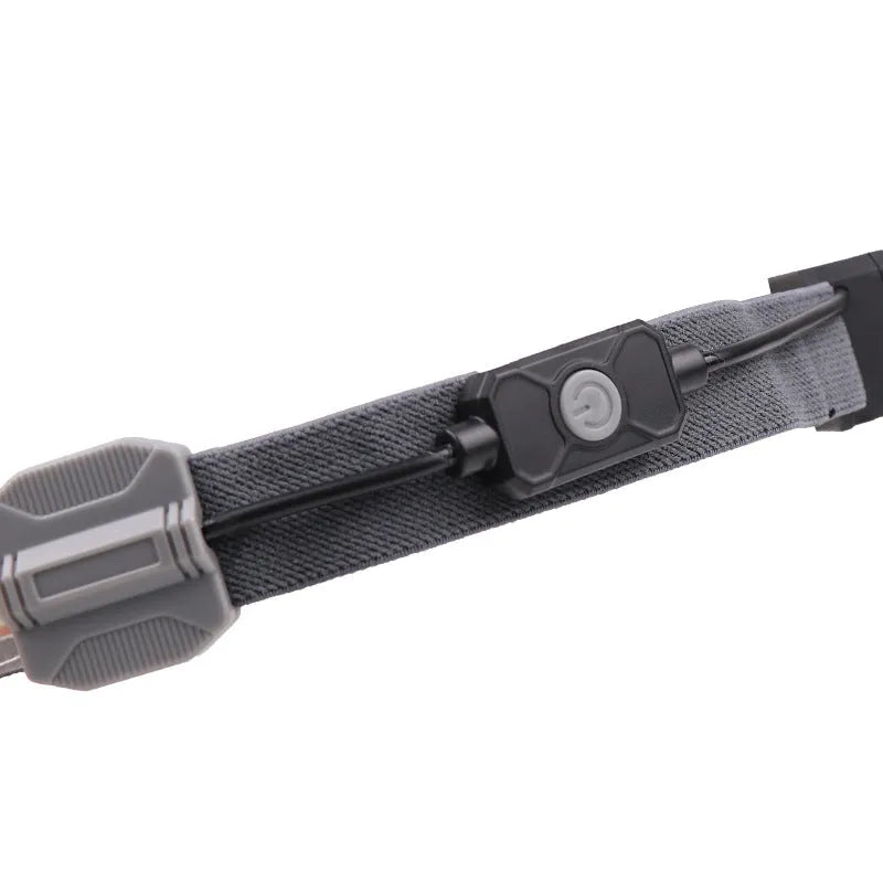 COB LED red light headlight with ABS housing and micro USB charging
