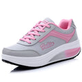 Women's slip-on casual shoe in a mid-heel style, shown in one of the available colours.