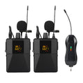 Black Little Bee X3 wireless lavalier lapel microphone with clip.