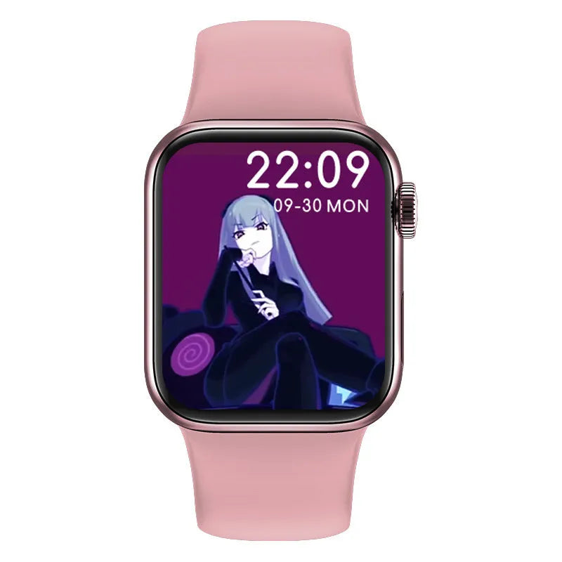 M16Plus upgraded smart watch in wolf grey with 1.8-inch screen on a wrist