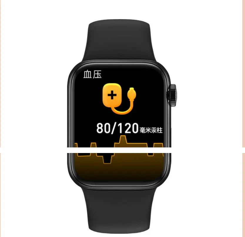 M16Plus upgraded smart watch in wolf grey with 1.8-inch screen on a wrist