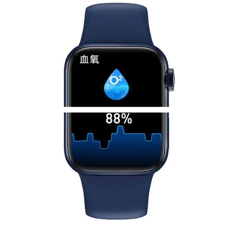 M16Plus upgraded smart watch in wolf grey with 1.8-inch screen on a wrist
