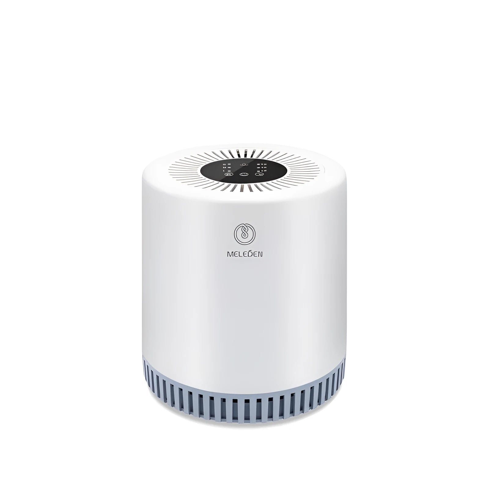 White rectangular HEPA replacement filter for an indoor household air purifier.