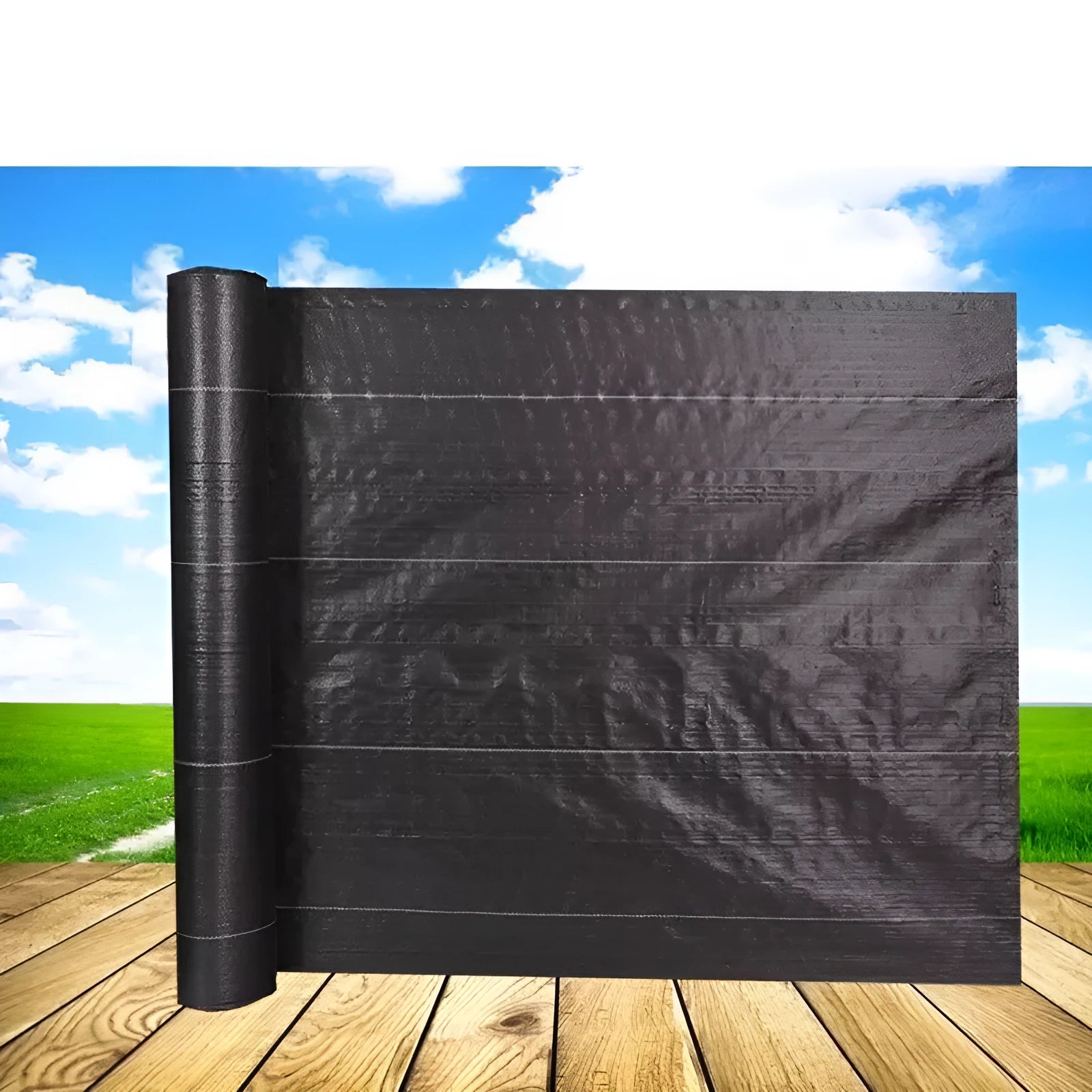 Black PE plastic weed-proof grass cloth for farmland and greenhouse weed suppression