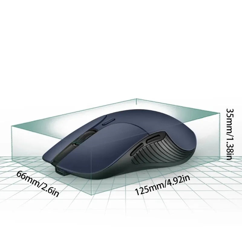 Blue smart voice translation wireless mouse with voice control button