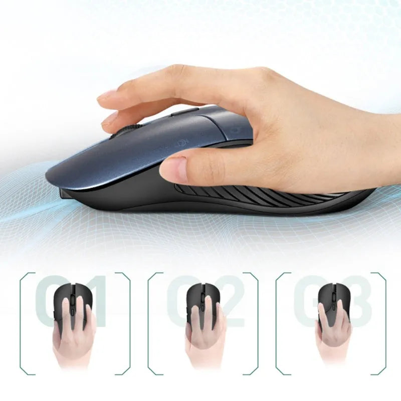Blue smart voice translation wireless mouse with voice control button