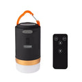 Black ABS remote control emergency camping light for outdoor use