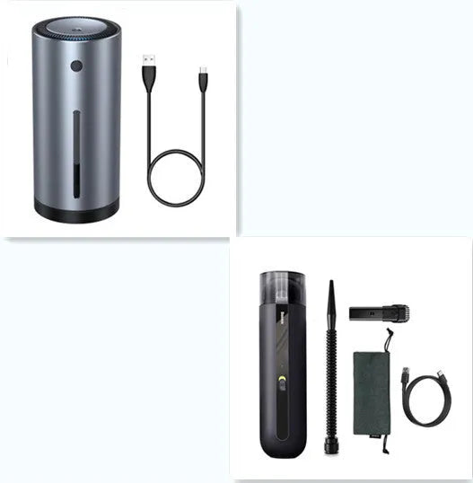 Baseus wireless handheld car vacuum cleaner with blowing hose and HEPA filter
