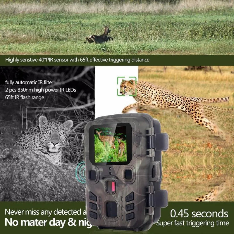 Black plastic infrared night vision security monitoring device with camera lens.