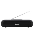 Desktop wireless speaker with long strip subwoofer design in multiple colour options