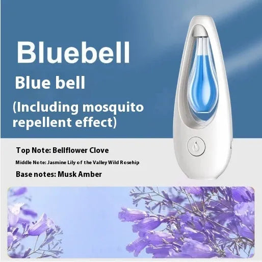 Ultrasonic aroma diffuser with mosquito repellent function in six fragrance colour options
