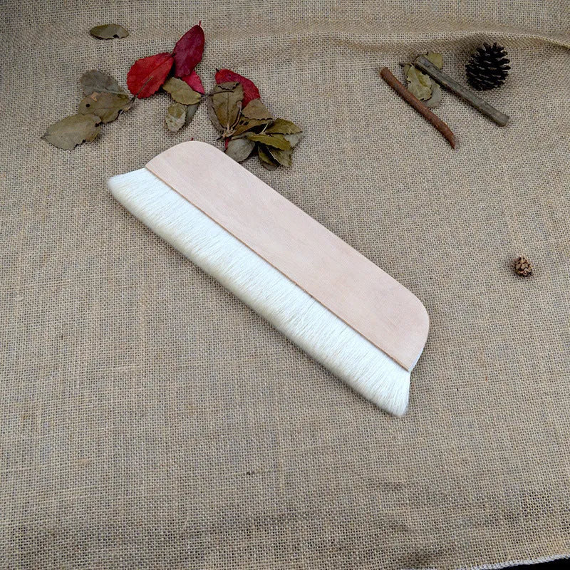 Wool brush for art mounting and paint paste board shading in picture colour