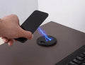 60mm round black embedded wireless charging module for furniture installation
