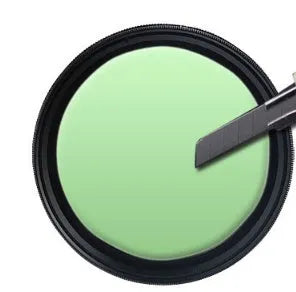 Adjustable multi-diameter neutral density camera filter for exposure control photography