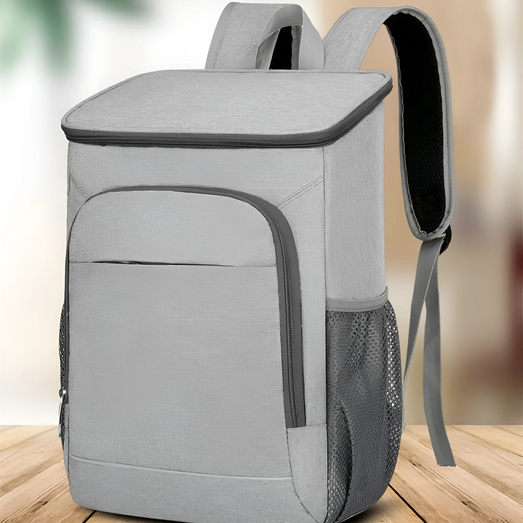 Large outdoor thermal insulation backpack in Oxford cloth with curved shoulder strap