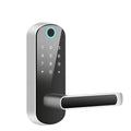 Smart Bluetooth fingerprint door lock with keypad and fingerprint scanner.
