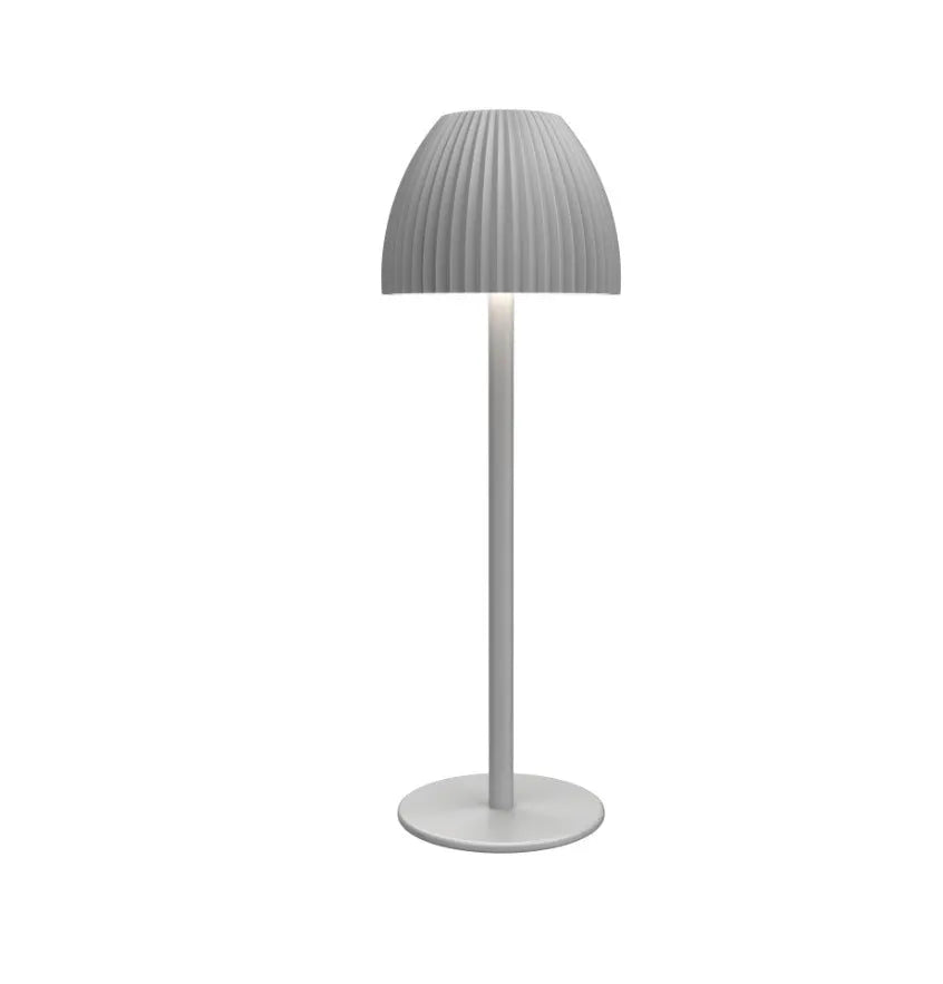 INS pattern dimmable small night lamp in thin round bottom black or white colour