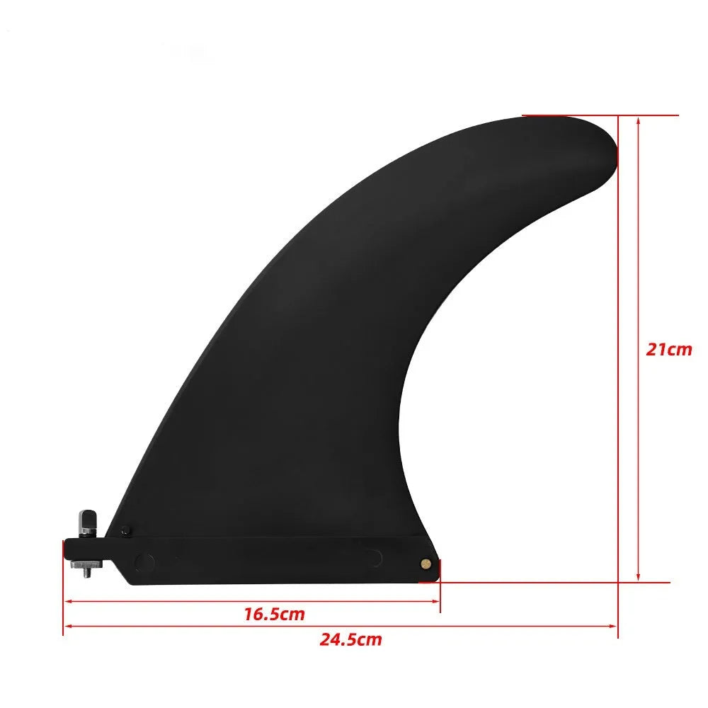 SUP paddle board fin removal tool for large fish fins, plastic construction with screw design