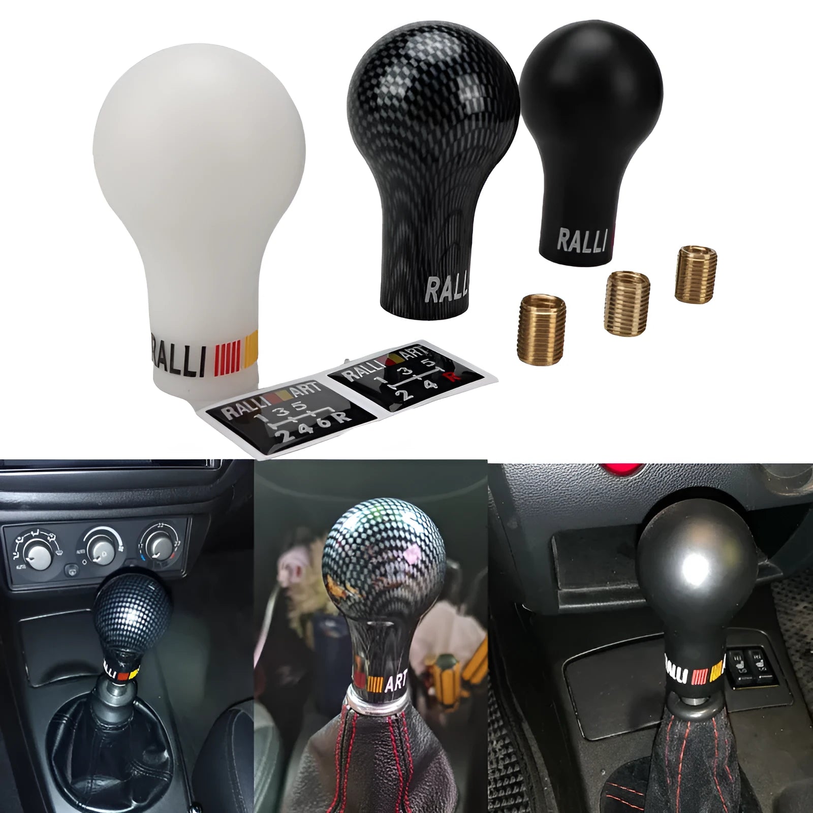 Five-gear car gear head for Mitsubishi vehicles in multiple colour options