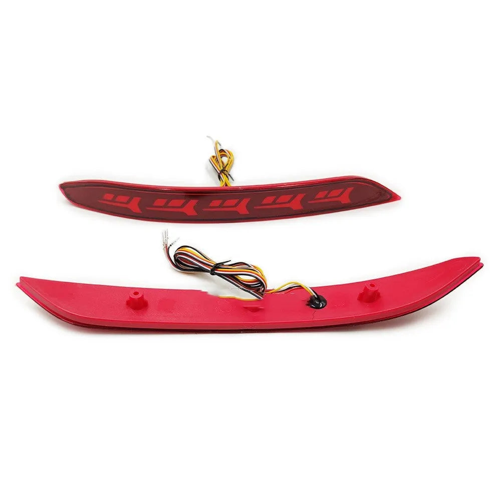 Volkswagen Sagitar rear bumper LED light with flowing water turn signal effect
