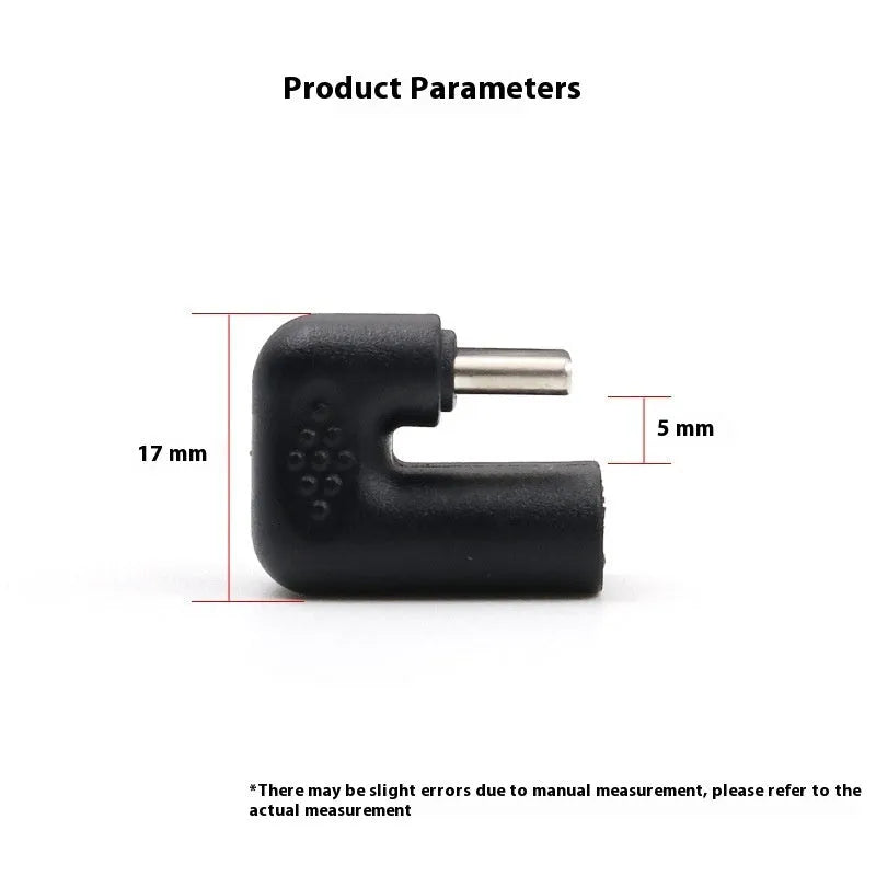 Plastic male to female adapter cables with U-bend design for mobile phone tablet computer interfaces