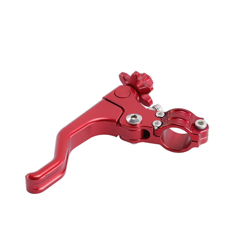 Universal aluminium alloy two-finger motorcycle clutch lever in eight colour options