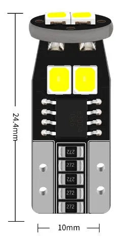 10mm diameter car licence plate light with IP68 waterproof rating and white illumination