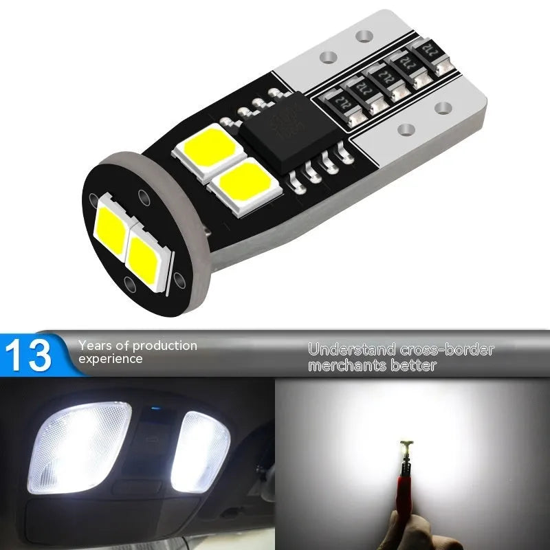 10mm diameter car licence plate light with IP68 waterproof rating and white illumination