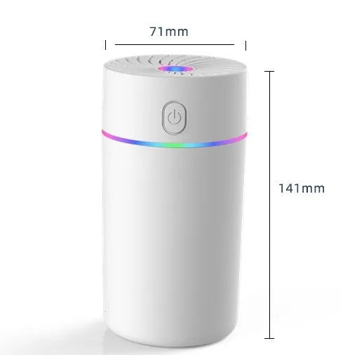 Car USB mini humidifier for automobile aromatherapy with timer function and quiet operation