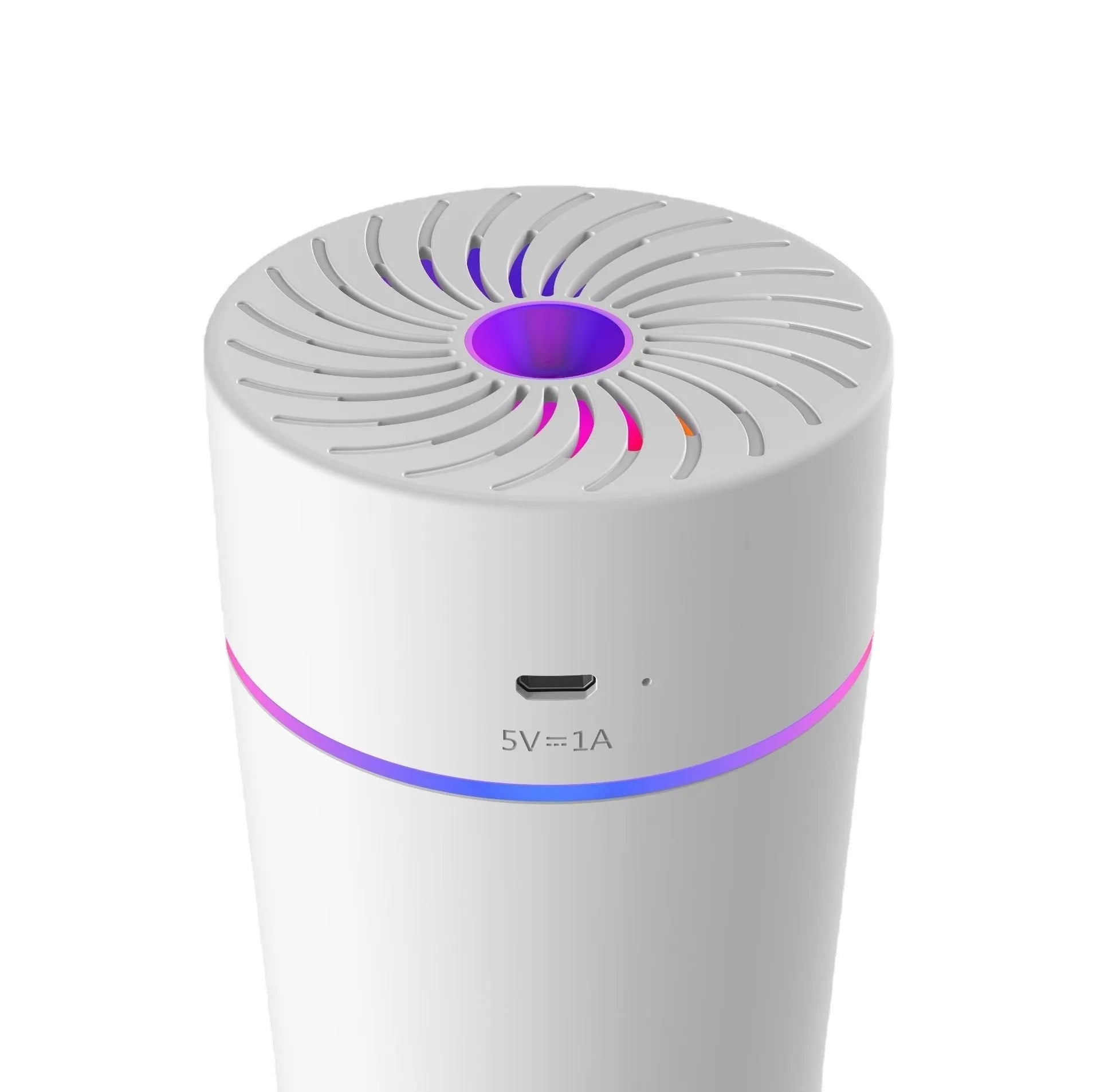 Car USB mini humidifier for automobile aromatherapy with timer function and quiet operation