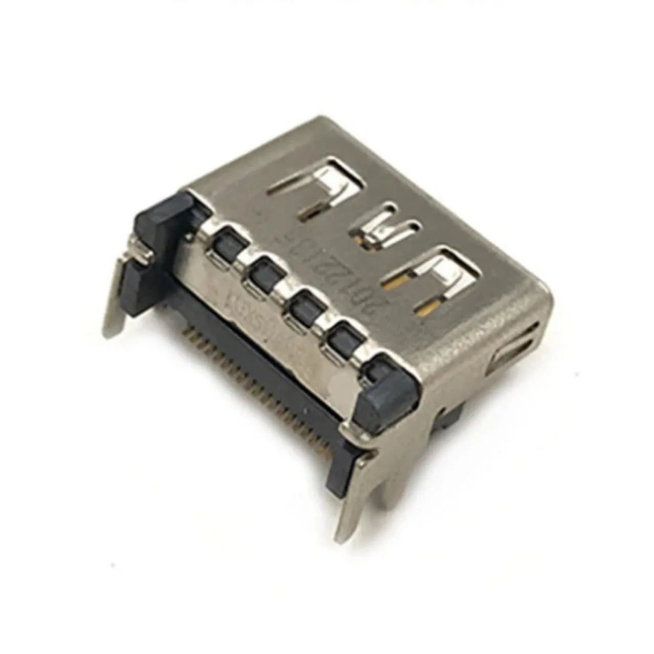 Silver HDMI interface host socket connector for computer TV game console video audio connection
