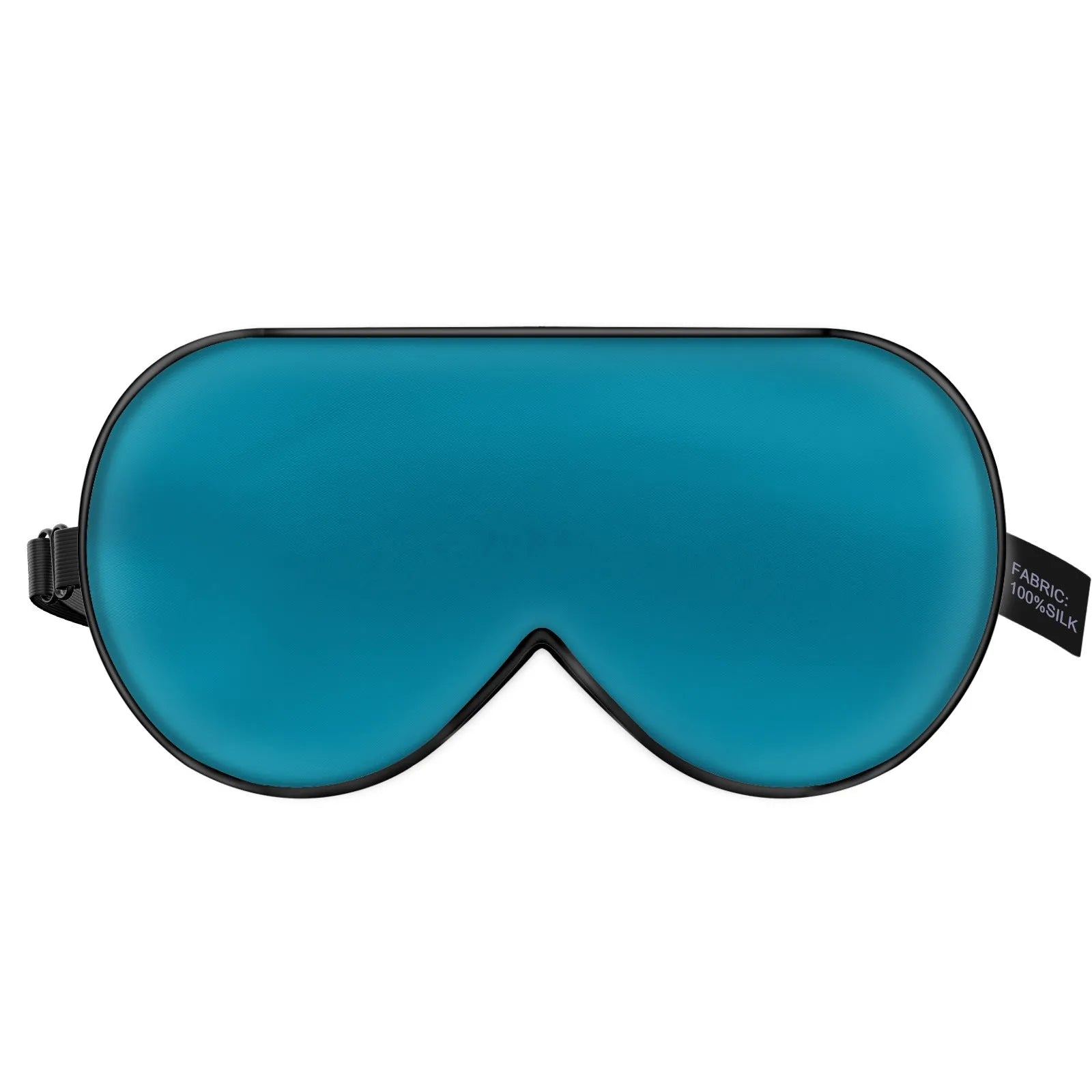 Double-sided Mulberry silk eye mask in a selection of colours including black, wine red, and ivory white.