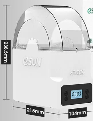 eBOX Lite 3D printing filament drying storage box with wire heating system